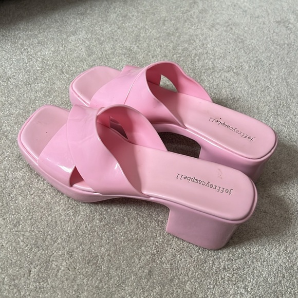 Jeffrey Campbell platform jelly sandals - Picture 1 of 3